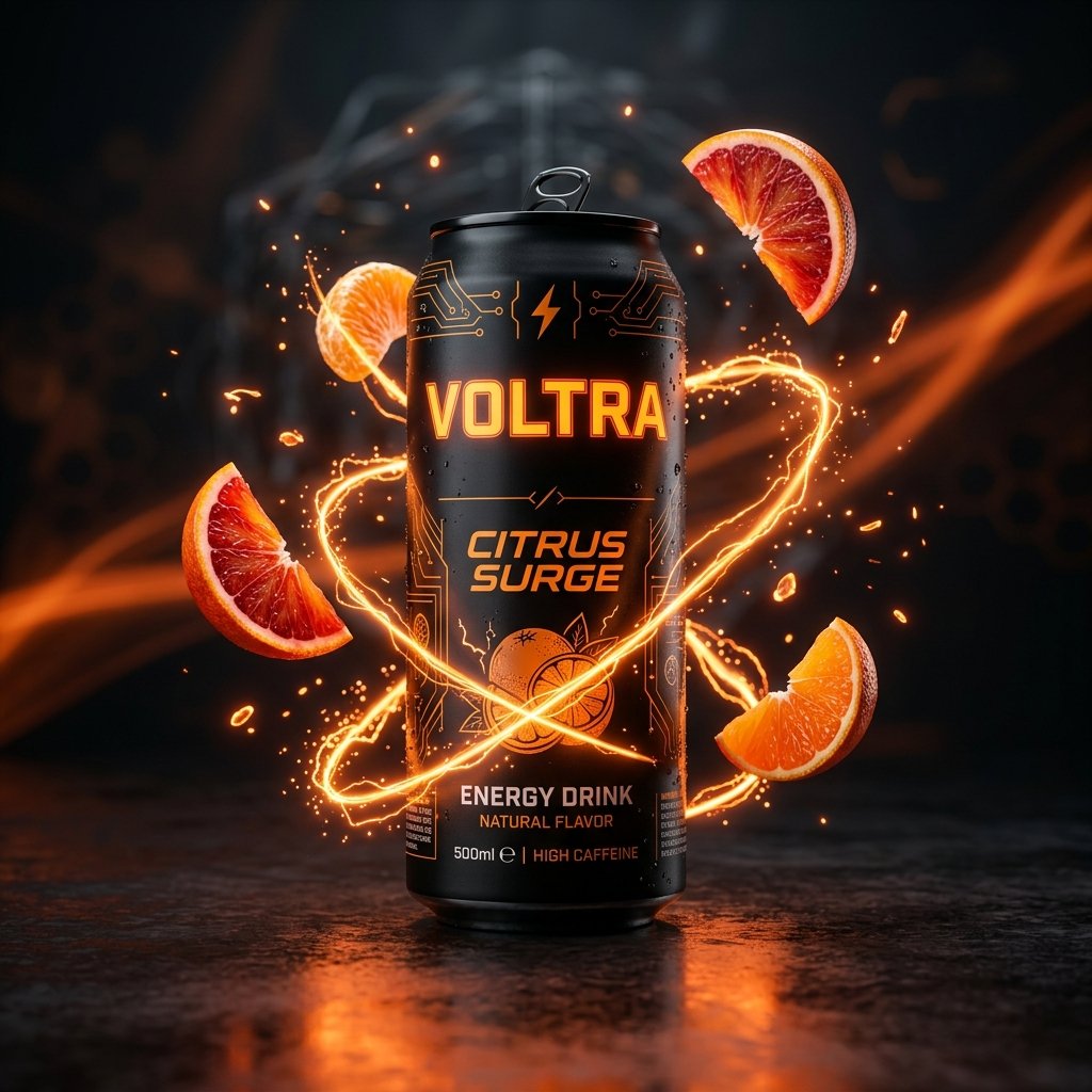 Citrus Surge Energy Drink