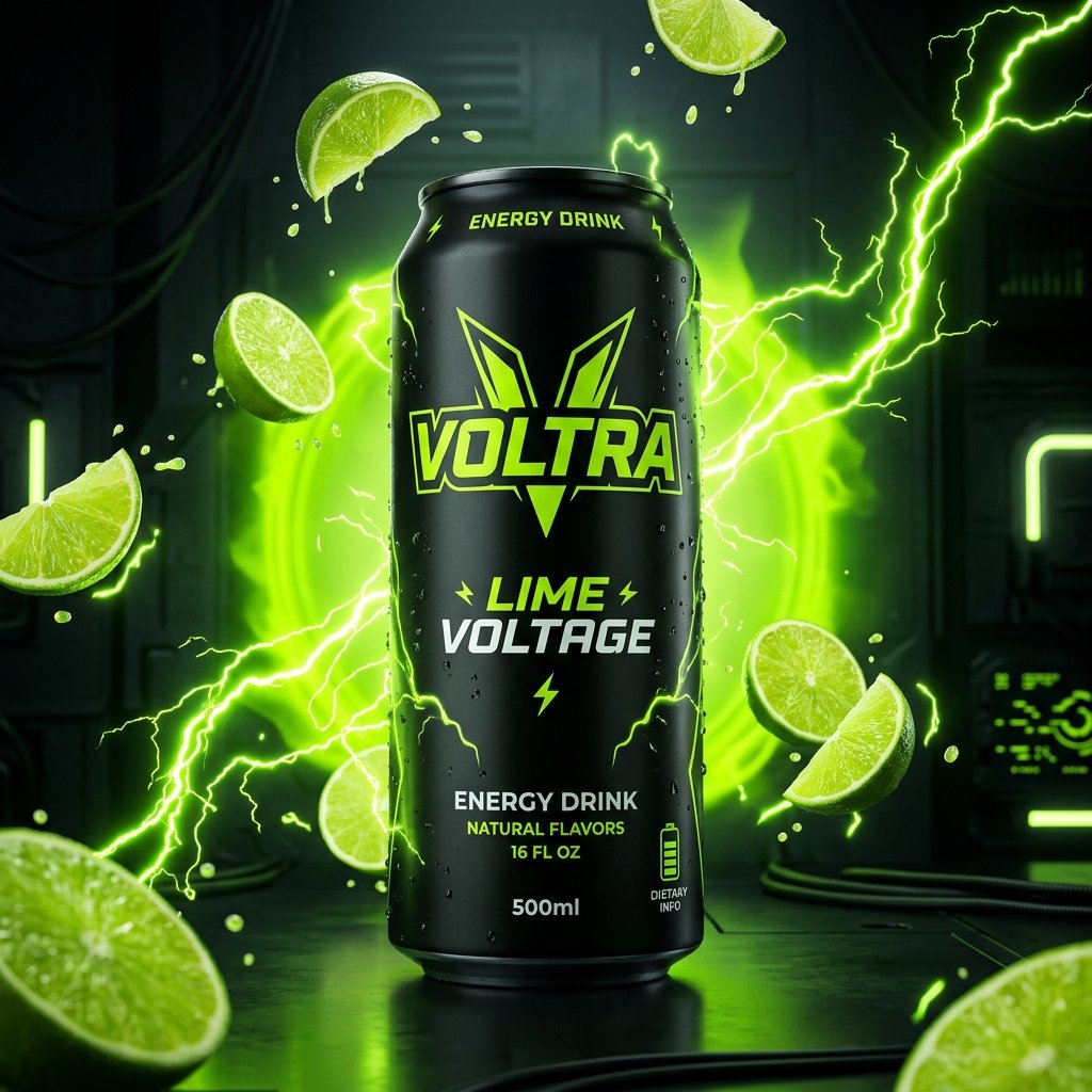 Lime Voltage Energy Drink